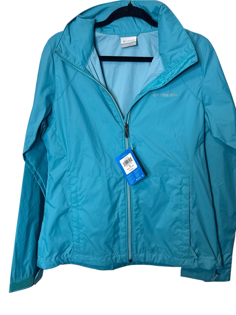 Columbia Women's Teal Lightweight Windbreaker Jacket NWT $60 lightweight hood